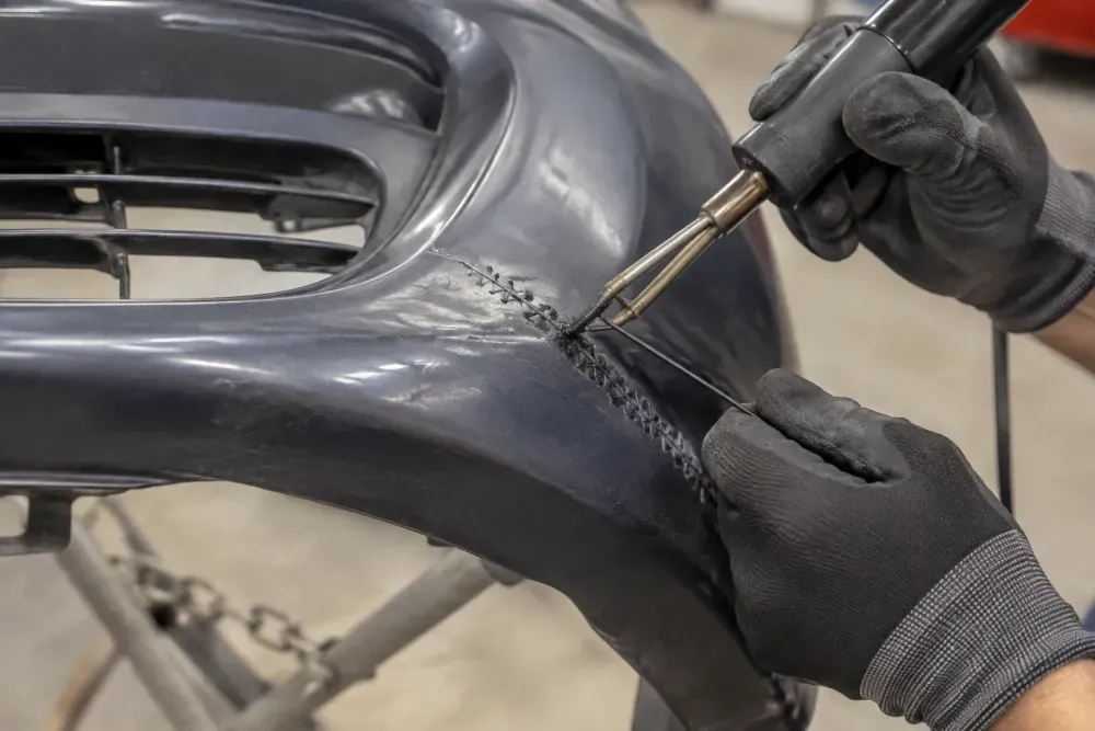 Bumper Repair at On Point Auto Body, Valley Glen, CA